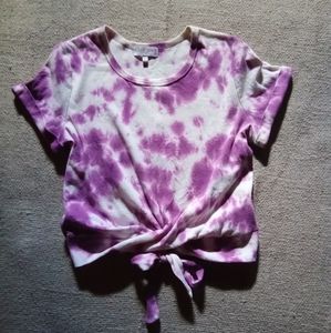 Tye Dye Twisted Bow Tee Sz XL